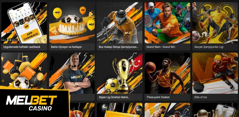 MelBet promosyon kutuları